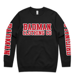 BADMAN ORIGNALS - OVERSIZED BLACK CREW JUMPER