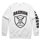 BADMAN -  FTP WHITE CREW JUMPER
